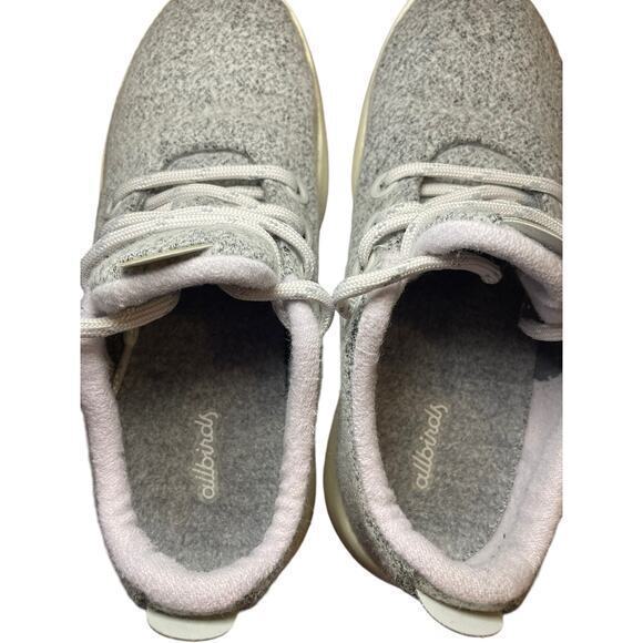 Allbirds Women's Wool Runner Mizzles Light Grey Merino Wool Women Size 8 - Picture 14 of 15
